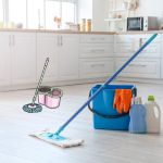 home cleaning wiper spin mop