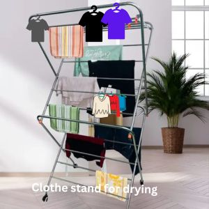 Stand for drying clothes in rainy season