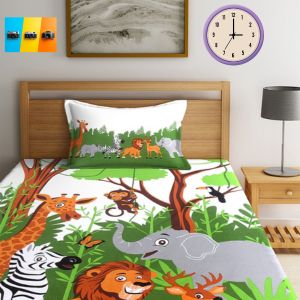 kids cotton bedsheet single