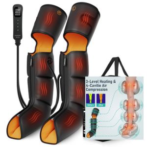 Foot Calf & Thigh Massager with Heat and Compression Therapy