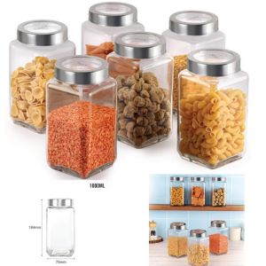 Glass Storage Jar for kitchen