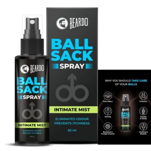Deodorant, itching, testicle cleaning, spray