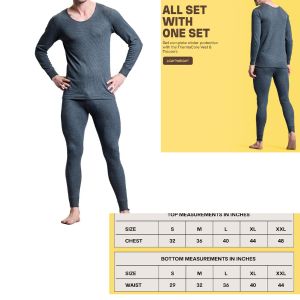 Undershirt and Pants Combo for Men
