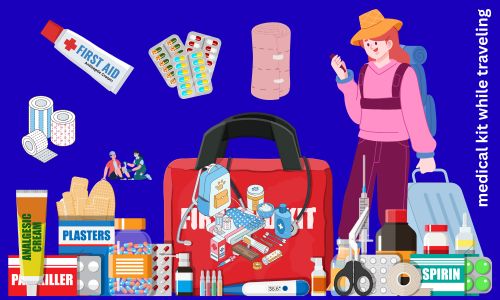 medical kit while traveling